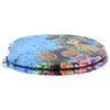 Vidaxx asiento de inodoro con cierre suave azul marino 44 x 38 cm tablero MDF