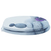 Vidaxx asiento de inodoro con cierre suave tablero MDF gris 44 x 38 cm