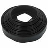 Vidaxl bordes de césped negro 4000 x 4 x 5 cm plástico