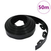 Bordi per prato Vidaxl neri 5000 x 4 x 5 cm in plastica