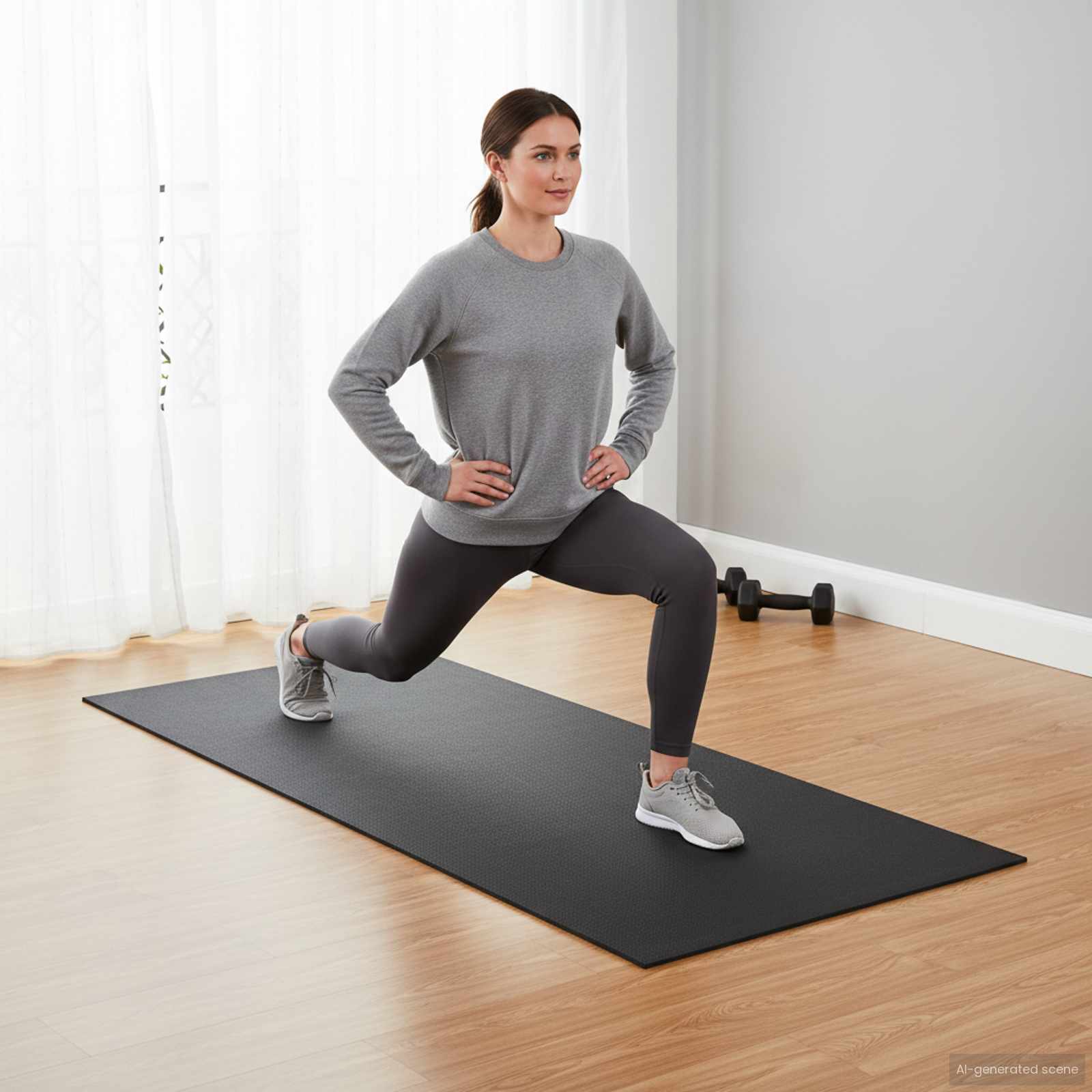 Vidaxx estera de protección deportiva negra 150 x 75 x 0,6 cm PVC