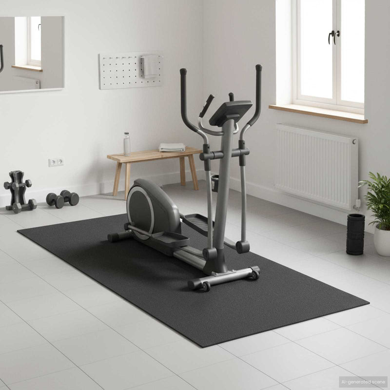 Vidaxx estera de protección deportiva negra 180 x 75 x 0,6 cm PVC