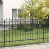 Vidaxl ringhek zwart 200 x 150 cm gepoedercoat staal