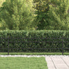 Vidaxl spike ring hek zwart 200 x 130 cm gepoedercoat staal