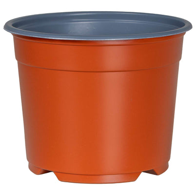 Vidaxl bloempot 200 pcs terracotta ø 15 x 12.5 cm kunststof