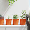 Vidaxl bloempot 100 pcs terracotta ø 15 x 13 cm kunststof