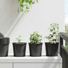 Vidaxx maceta 50 piezas negro ø 15 x 13 cm plástico