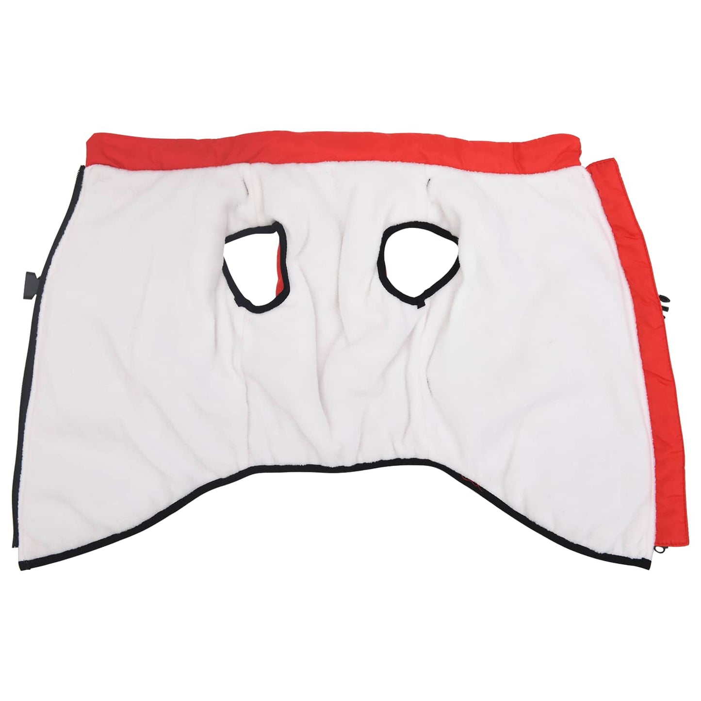 Abrigo para perros VidaXL con arnés rojo 5xl polar y poliéster