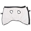 Vidaxl hondenjas met harnas zwart 3xl fleece en polyester