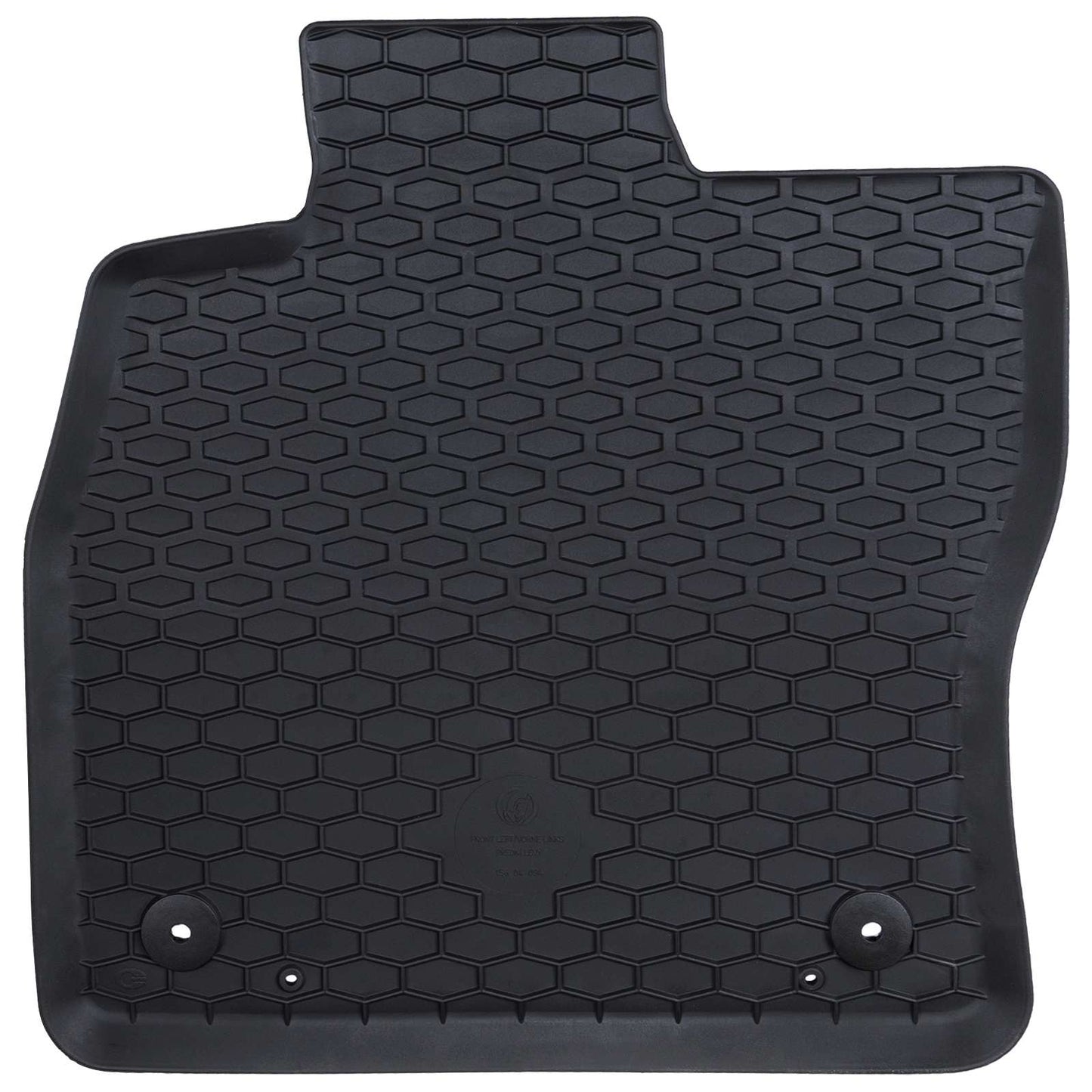 Tappetini per auto VidaXL 4 pezzi neri adatti per Audi A3 2012-2020 in gomma