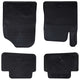 Tappetini per auto VidaXL 4 pezzi in TPE nero