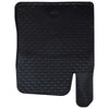 Tappetini per auto VidaXL 4 pezzi in TPE nero
