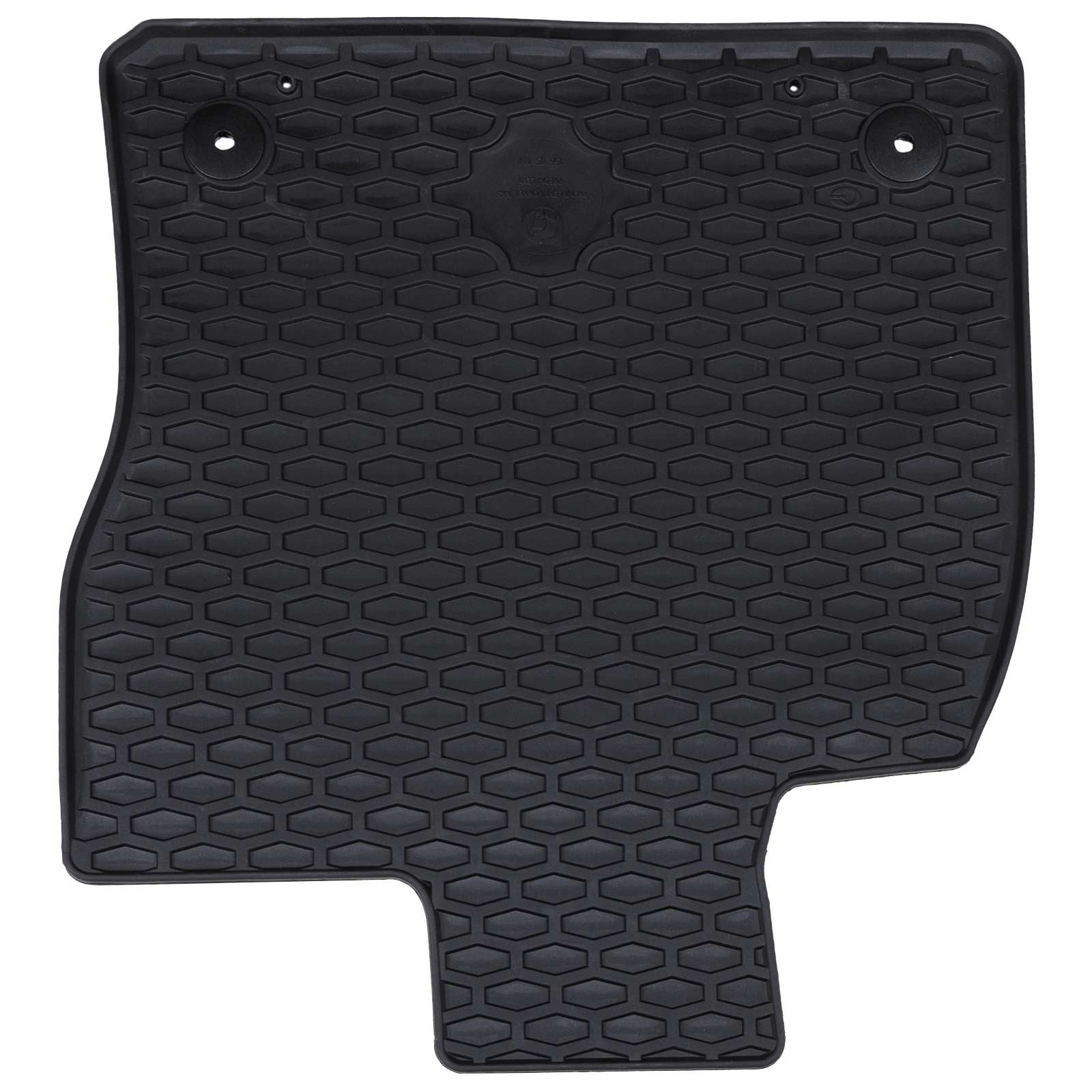 Tappetini per auto Vidaxl 4 pezzi neri VW T-ROC TPE
