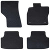 Tappetini auto Vidaxl 4 pezzi nero sedile Leon TPE