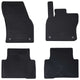 Tappetini auto Vidaxl 4 pezzi neri VW Tiguan, per Touran TPE