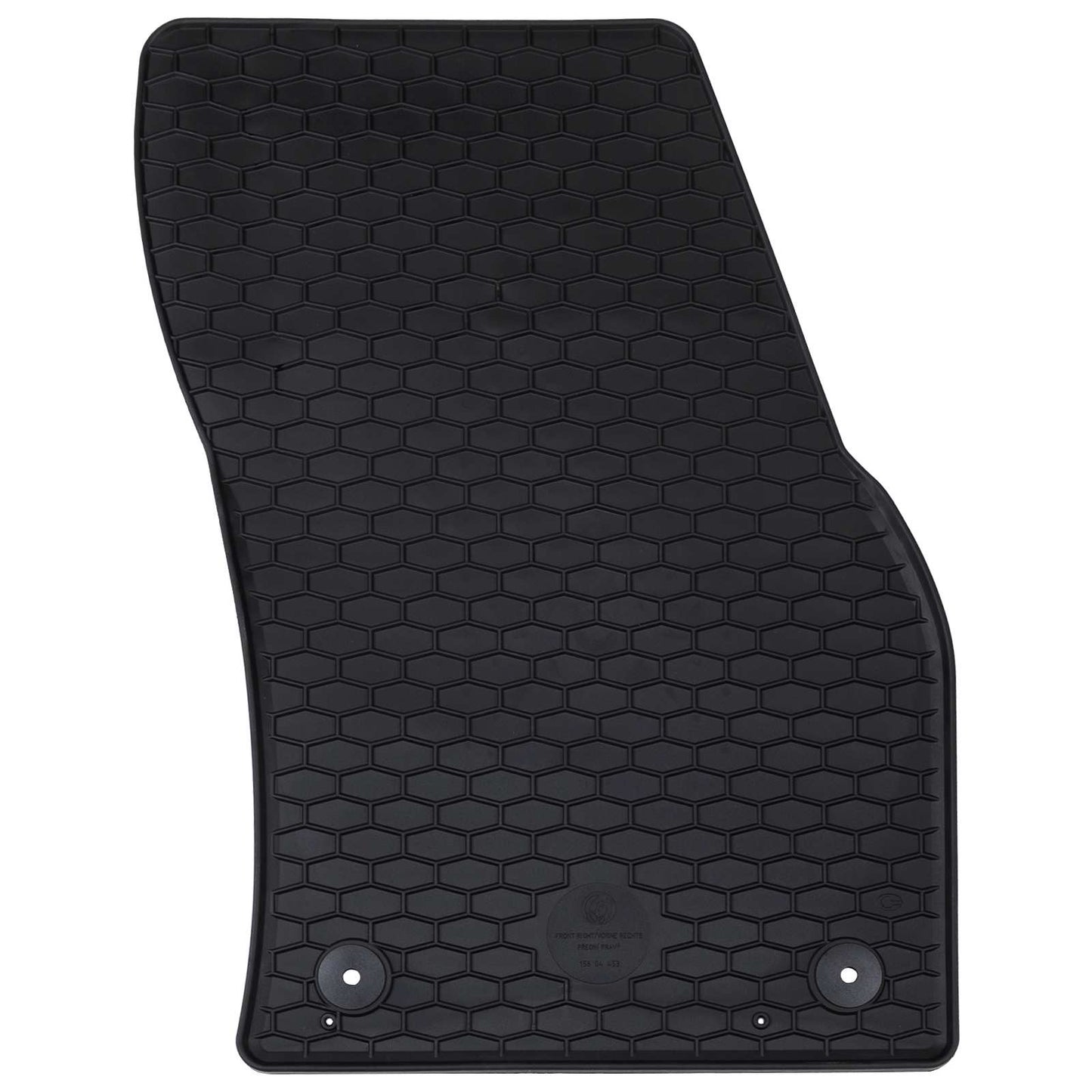 Vidaxl alfombrillas de coche 4 piezas negras VW Tiguan, para Touran TPE