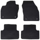 Tappetini per auto VidaXL 4 pezzi neri VW T-Cross TPE