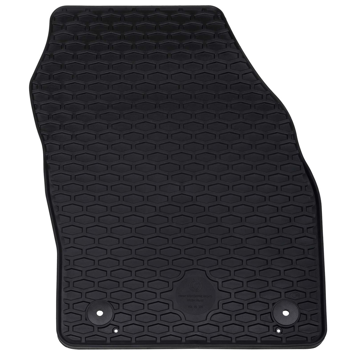Tappetini per auto VidaXL 4 pezzi neri VW T-Cross TPE