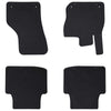 Tappetini per auto VidaXL 4 pezzi in TPE nero