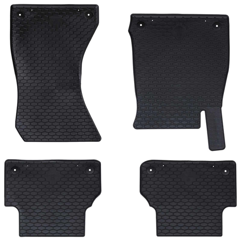 Tappetini per auto VidaXL 4 pezzi neri adatti per Audi A4 B9, A5 B9 TPE