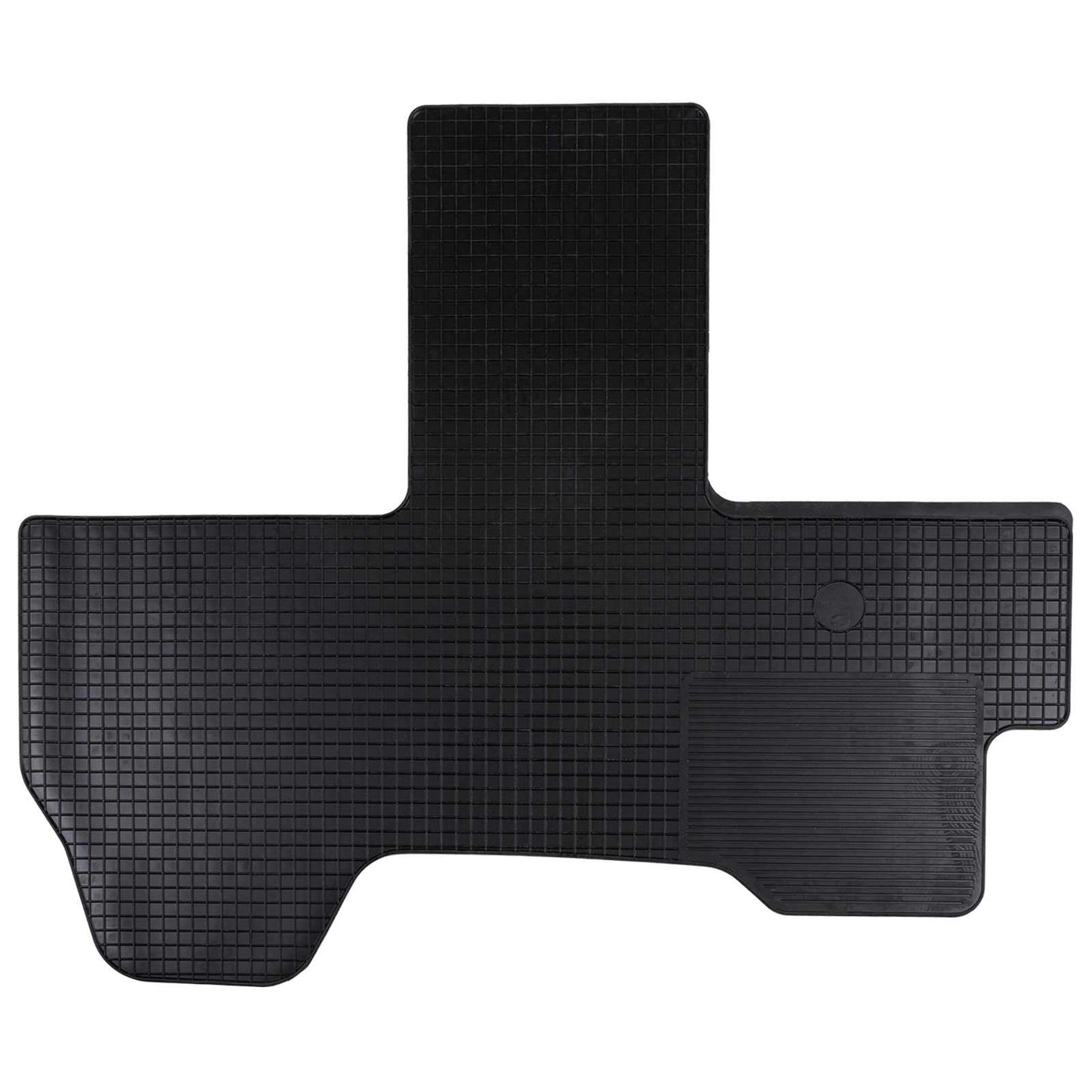 Vidaxl autobodemmat zwart rubber