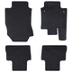 Vidaxl autobodemmat 4 pcs zwart rubber