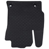 Vidaxxl alfombrillas para coche 4uds goma negra