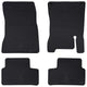 Vidaxl autobodemmat 4 pcs zwart rubber