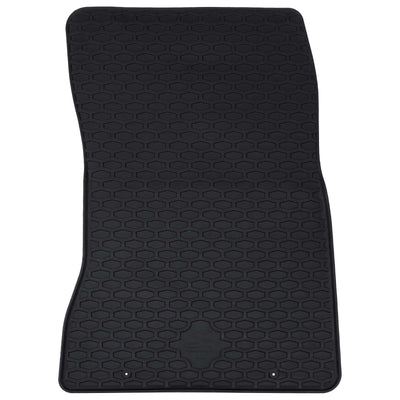 Vidaxl autobodemmat 4 pcs zwart rubber