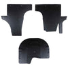 Tappetini per auto VidaXL 3 pezzi neri VW T5, T6, per gomma Multivan