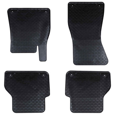 Vidaxl autobodemmat 4 pcs zwart geschikt voor audi a6 a7 4d achter
