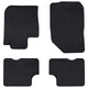 Tappetini per auto VidaXL 4 pezzi in TPE nero
