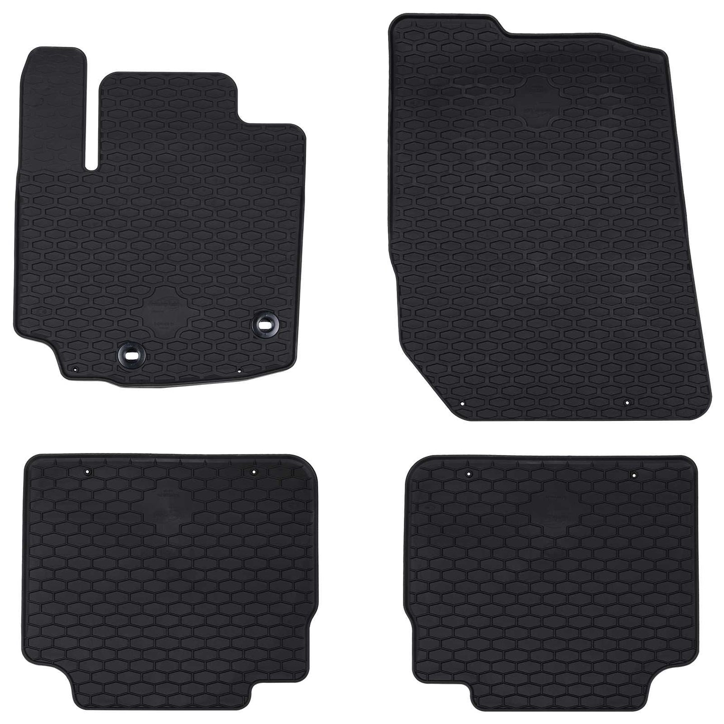 Tappetini per auto VidaXL 4 pezzi neri adatti per Suzuki S-Cross TPE
