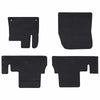 Alfombrillas para coche VidaXL 4 uds TPE negro