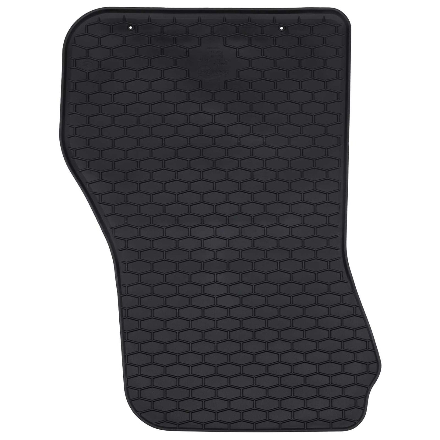 Tappetini per auto VidaXL 4 pezzi in TPE nero