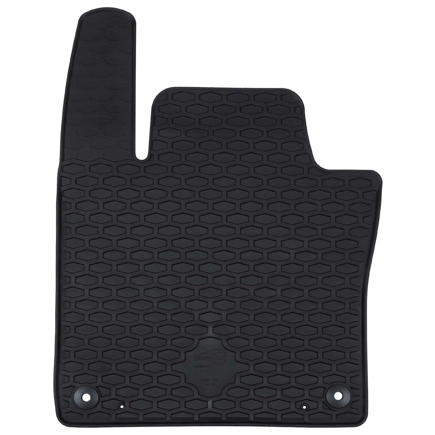 VidaXL alfombrillas para coche 4 piezas negras adecuadas para Volvo XC60 TPE