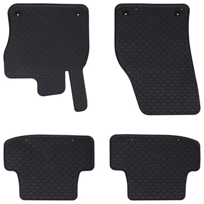 Vidaxl autobodemmat 4 pcs zwart geschikt voor audi q2 rubber