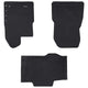 Tappetini per auto VidaXL 3 pezzi in TPE nero