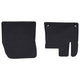 Alfombrillas para coche VidaXL 2 uds TPE negro