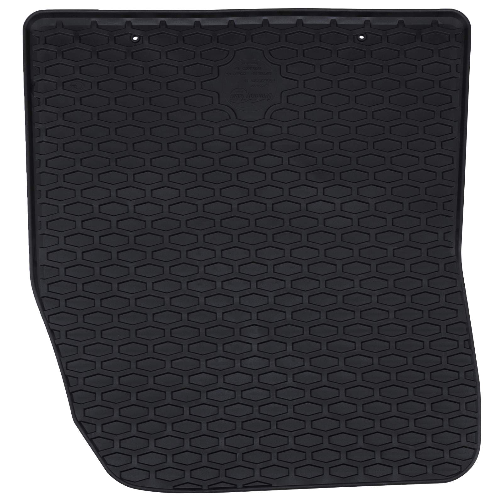 Tappetini per auto VidaXL 2 pezzi in TPE nero