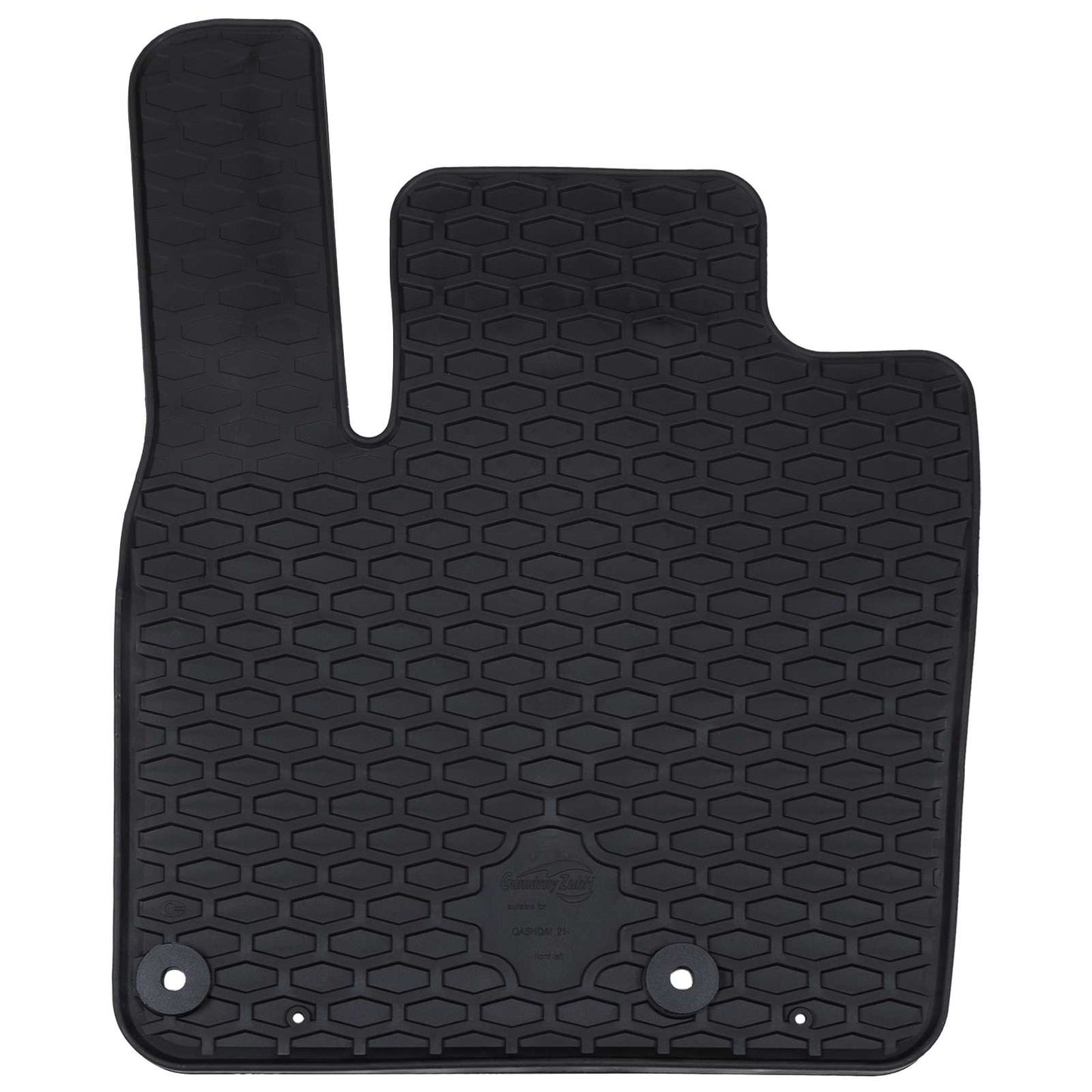 Vidaxxl alfombrillas para coche 4 piezas negras adecuadas para Nissan Qashqai TPE