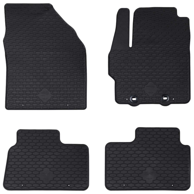 Tappetini per auto VidaXL 4 pezzi neri adatti per Toyota Aygo X TPE