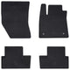 VidaXL alfombrillas para el suelo del coche 4 piezas negras adecuadas para Renault Megane IV TPE