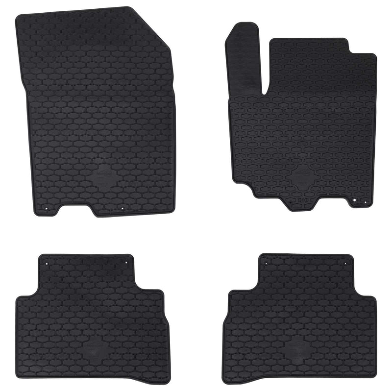 Tappetini per auto VidaXL 4 pezzi neri adatti per Suzuki Vitara TPE