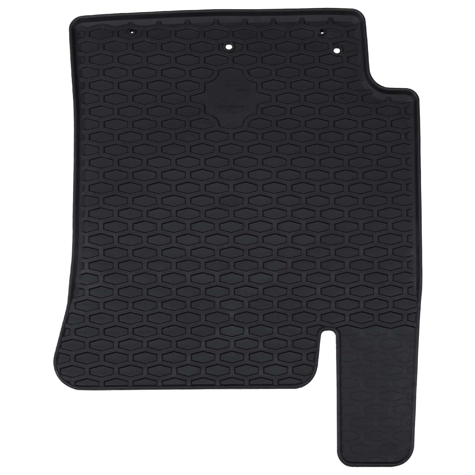 Tappetini per auto Vidaxl 4 pezzi neri adatti per Kia Rio, Stonic TPE