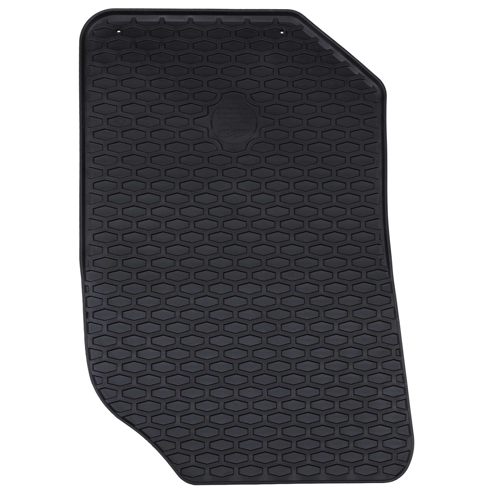 Tappetini per auto VidaXL 4 pezzi in TPE nero