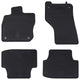 VidaXL alfombrillas para el suelo del coche 4 piezas negras adecuadas para VW Golf VIII variante TPE
