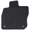 Tappetini per auto VidaXL 4 pezzi neri adatti per VW Golf VIII variante TPE