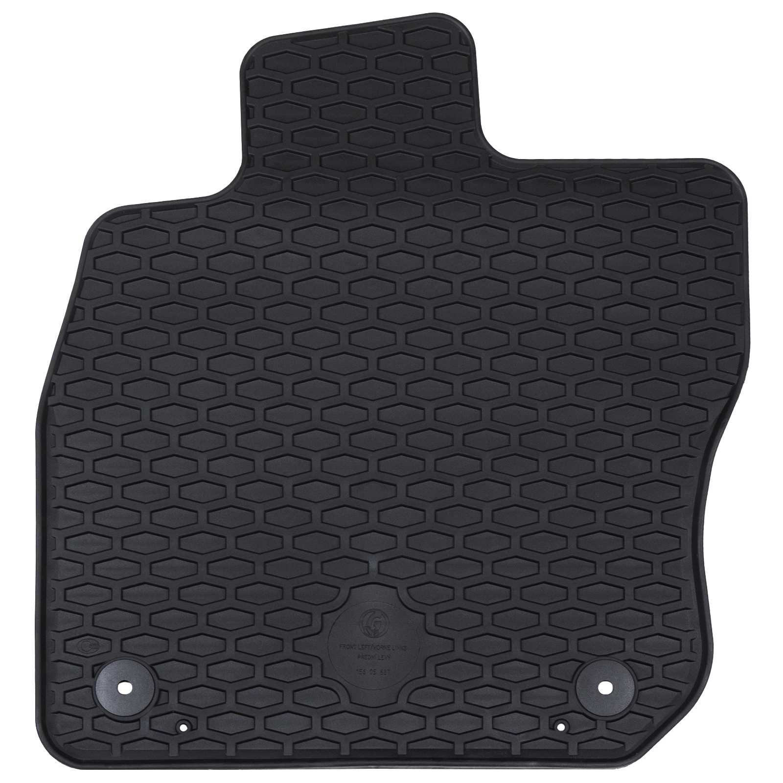 Tappetini per auto VidaXL 4 pezzi neri adatti per VW Golf VIII variante TPE