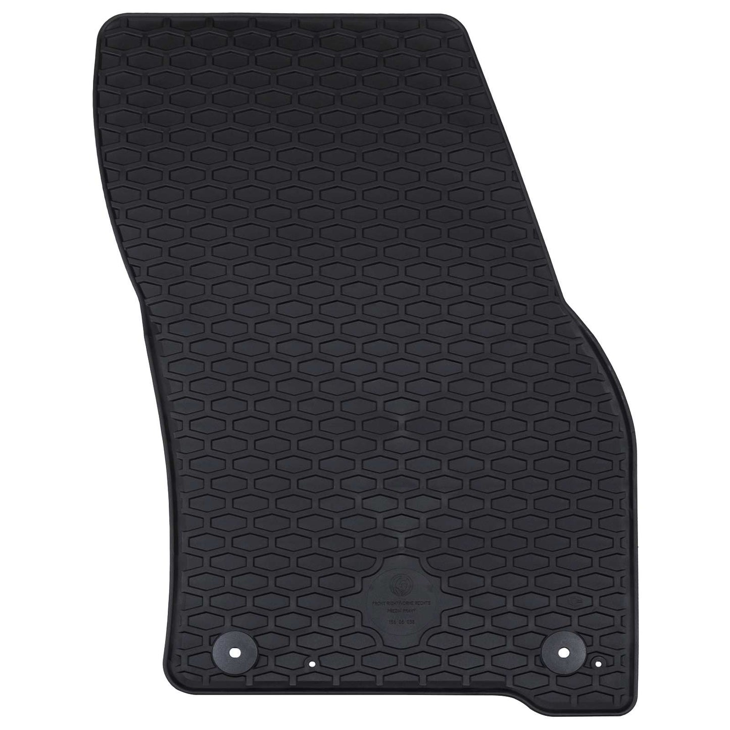 Alfombrilla para coche VidaXL TPE negra